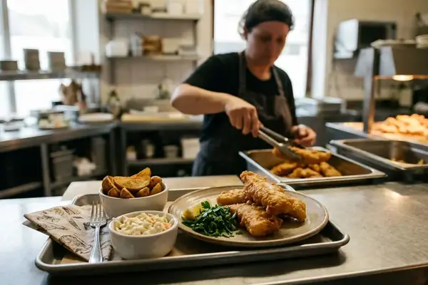 Building a Comfort-Food Plate Around Fried Fish