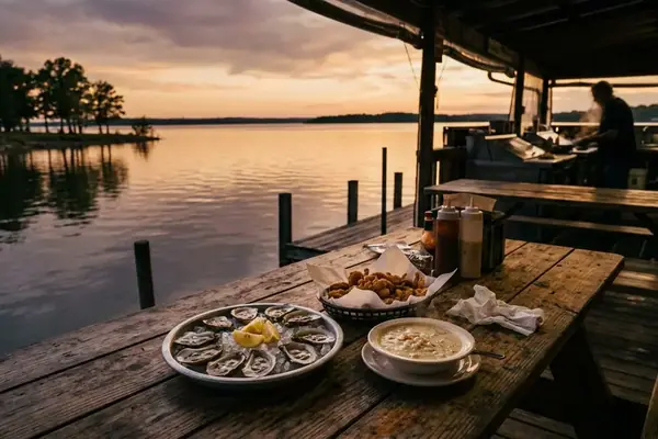 Lake Texoma Day Trip Food Planning for Seafood Fans