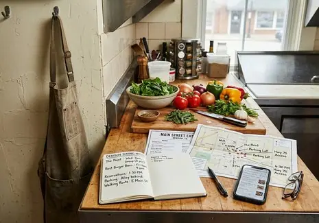 Visit planning visualization